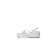 Sandali zeppa Bianco Grace Shoes