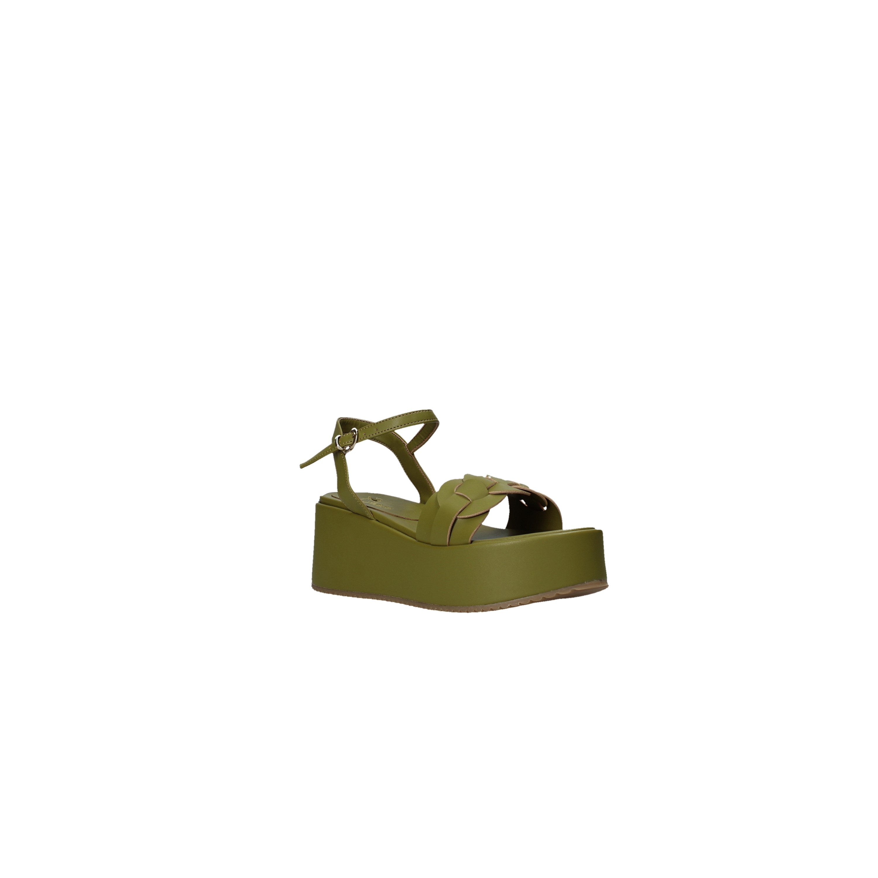 Sandali zeppa Verde Grace Shoes