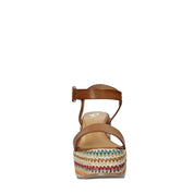 Sandali zeppa Marrone Grace Shoes
