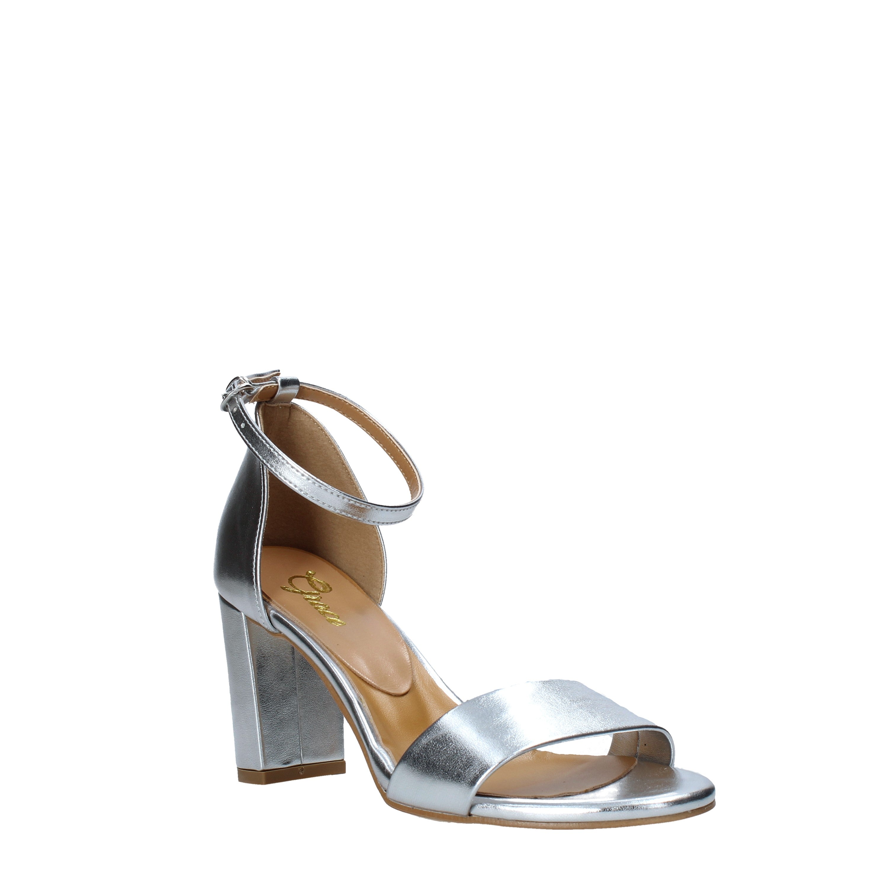 Sandali tacco Argentato Grace Shoes