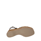 Sandali zeppa Marrone Grace Shoes