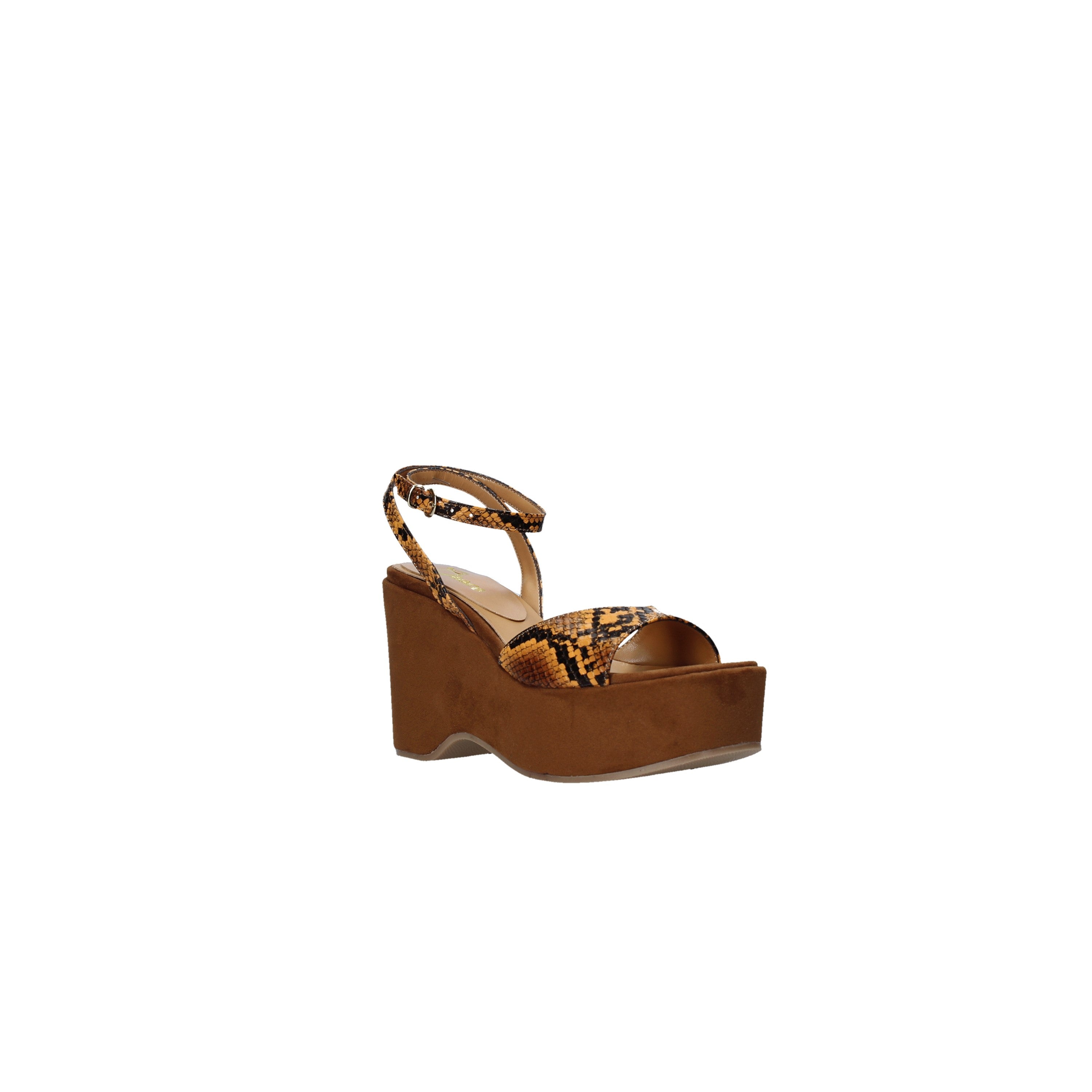 Sandali zeppa Arancio Grace Shoes