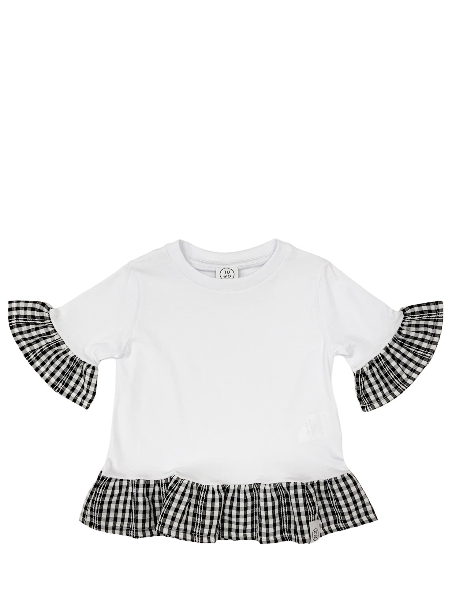 T-shirt Bianco Nero Naturino