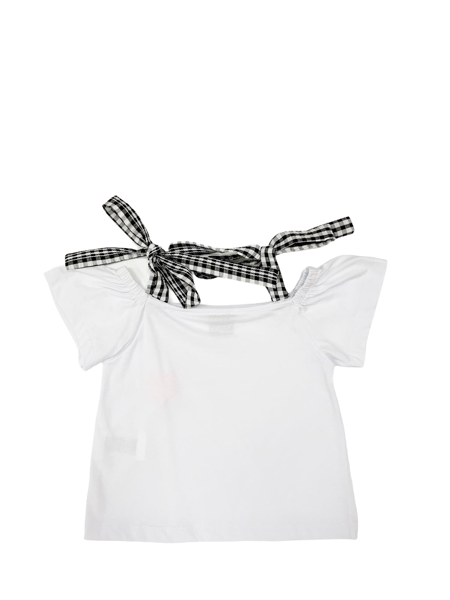 T-shirt Bianco Rosa Naturino