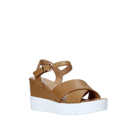 Sandali zeppa Marrone Docksteps