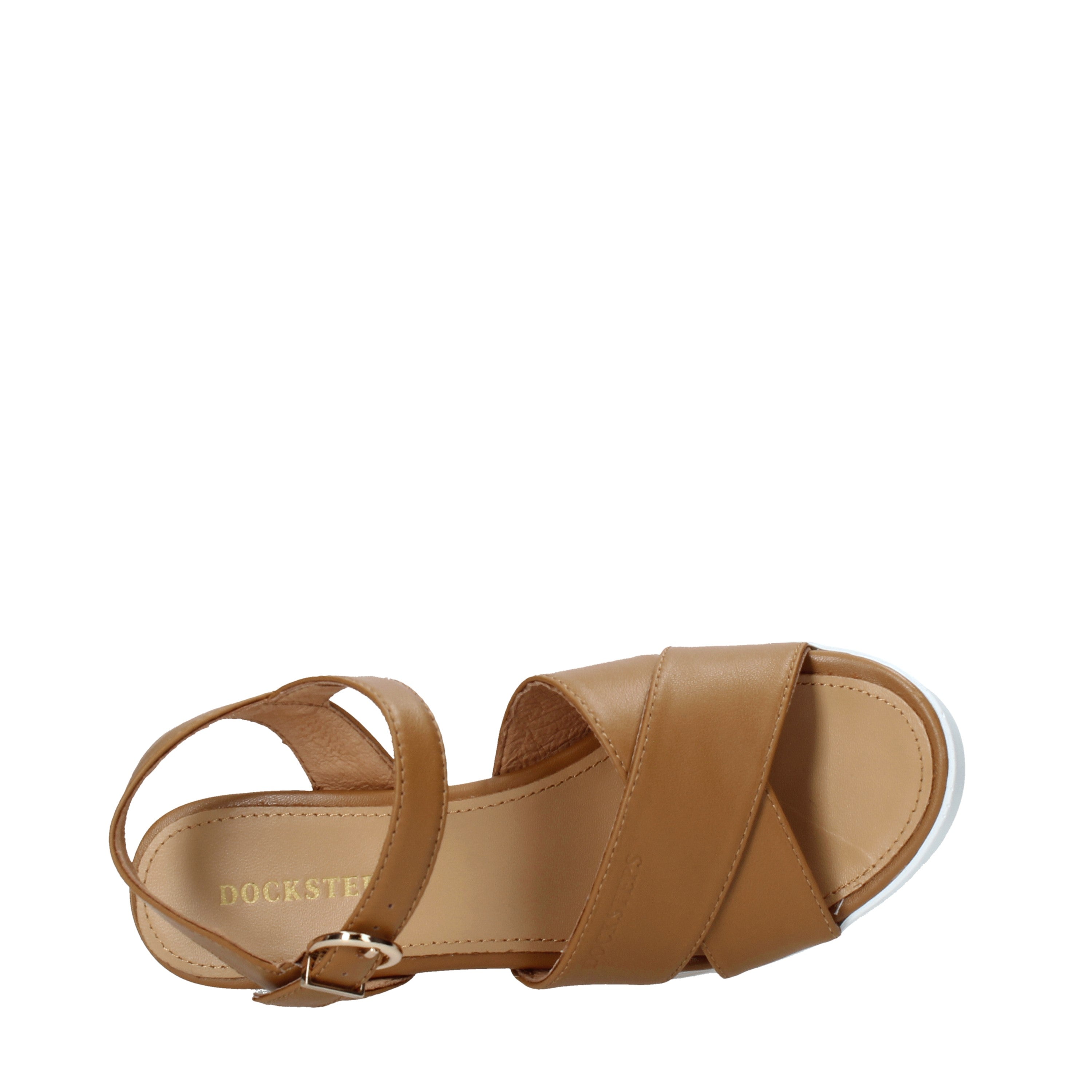 Sandali zeppa Marrone Docksteps