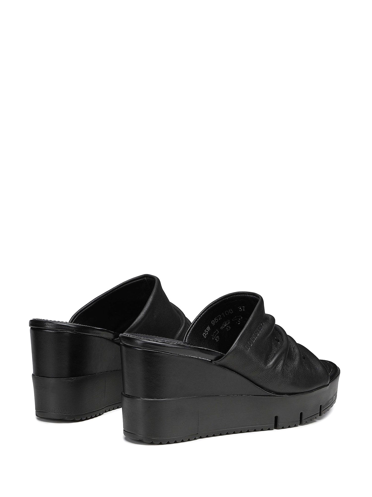 Sandali zeppa Nero Docksteps