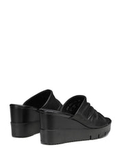 Sandali zeppa Nero Docksteps