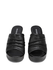 Sandali zeppa Nero Docksteps