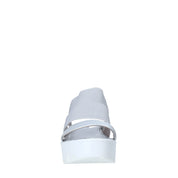 Sandali zeppa Argentato Docksteps