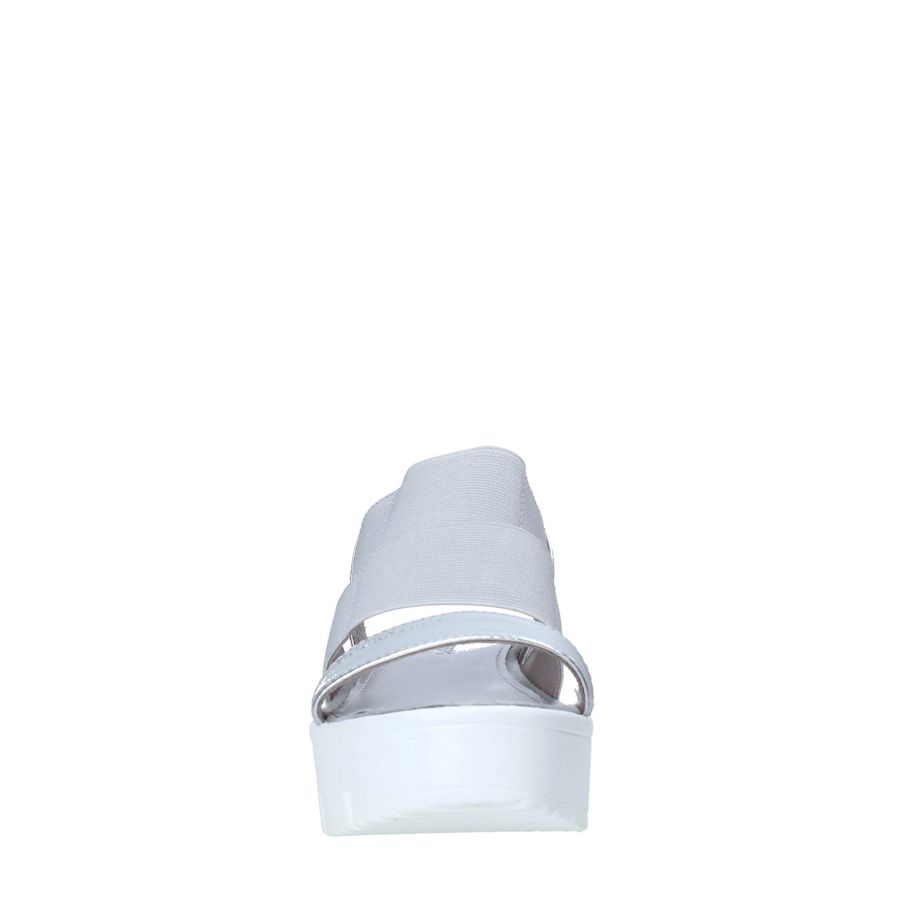 Sandali zeppa Argentato Docksteps