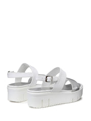 Sandali zeppa Bianco Docksteps
