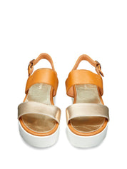 Sandali zeppa Marrone Docksteps