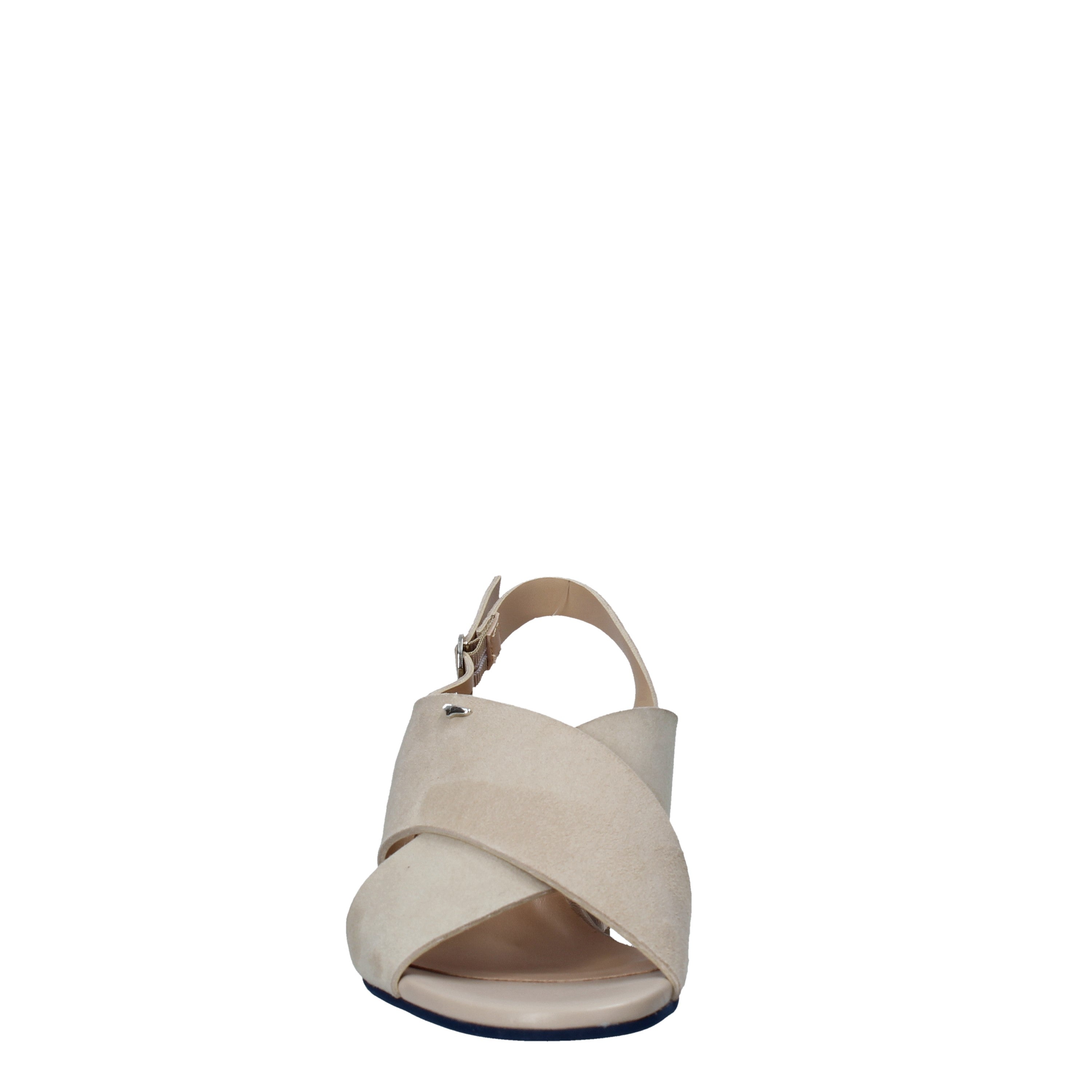 Sandali tacco Beige Alberto Guardiani