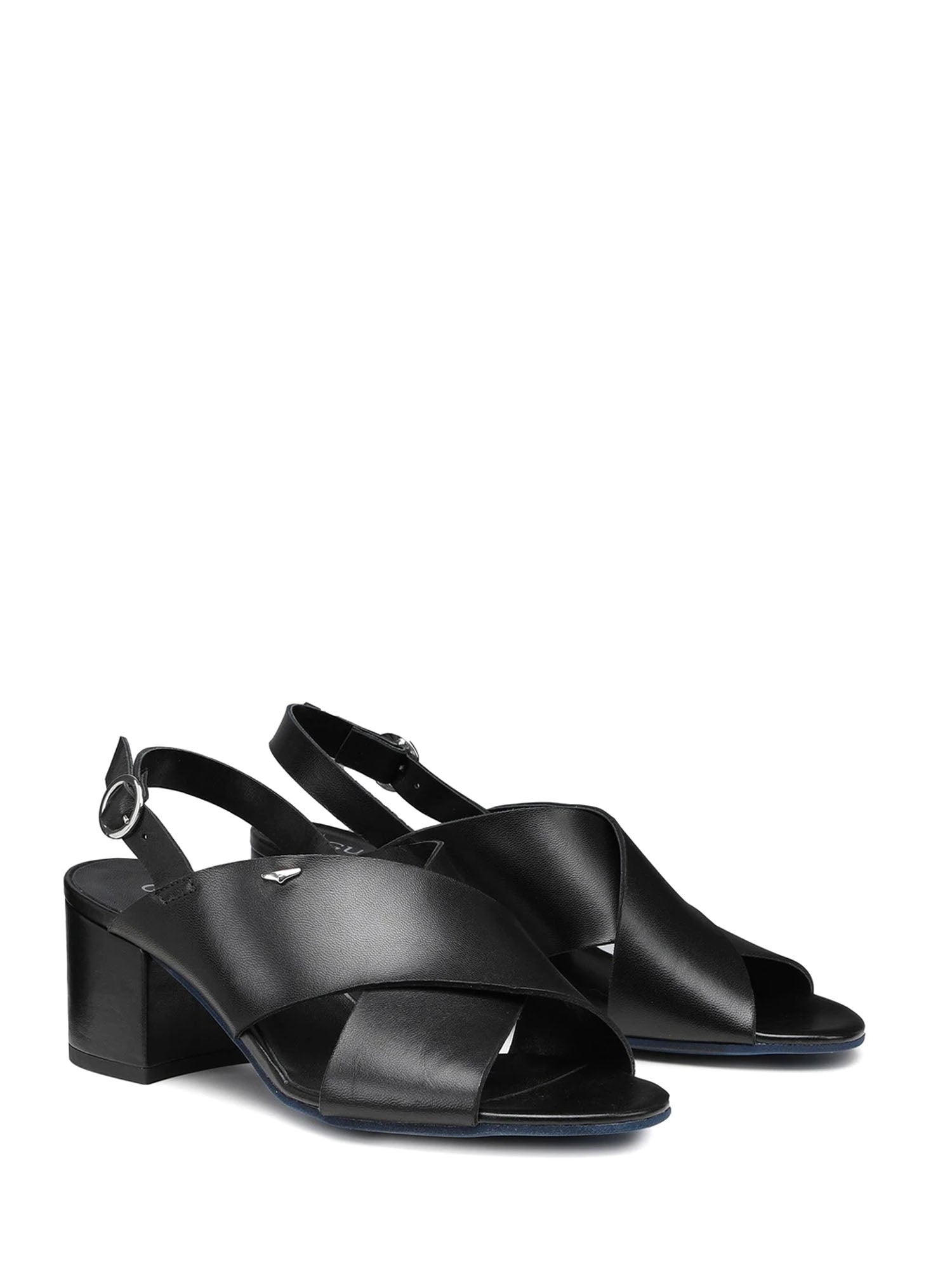 Sandali tacco Nero Alberto Guardiani