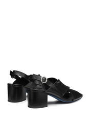 Sandali tacco Nero Alberto Guardiani