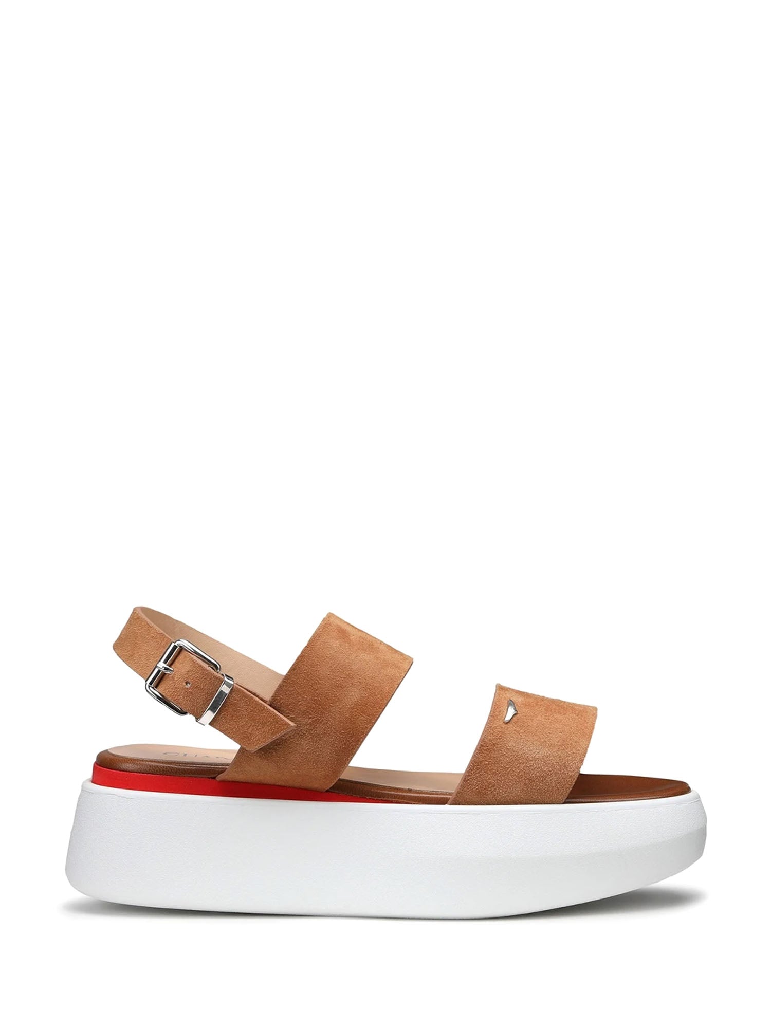 Sandali zeppa Beige Alberto Guardiani