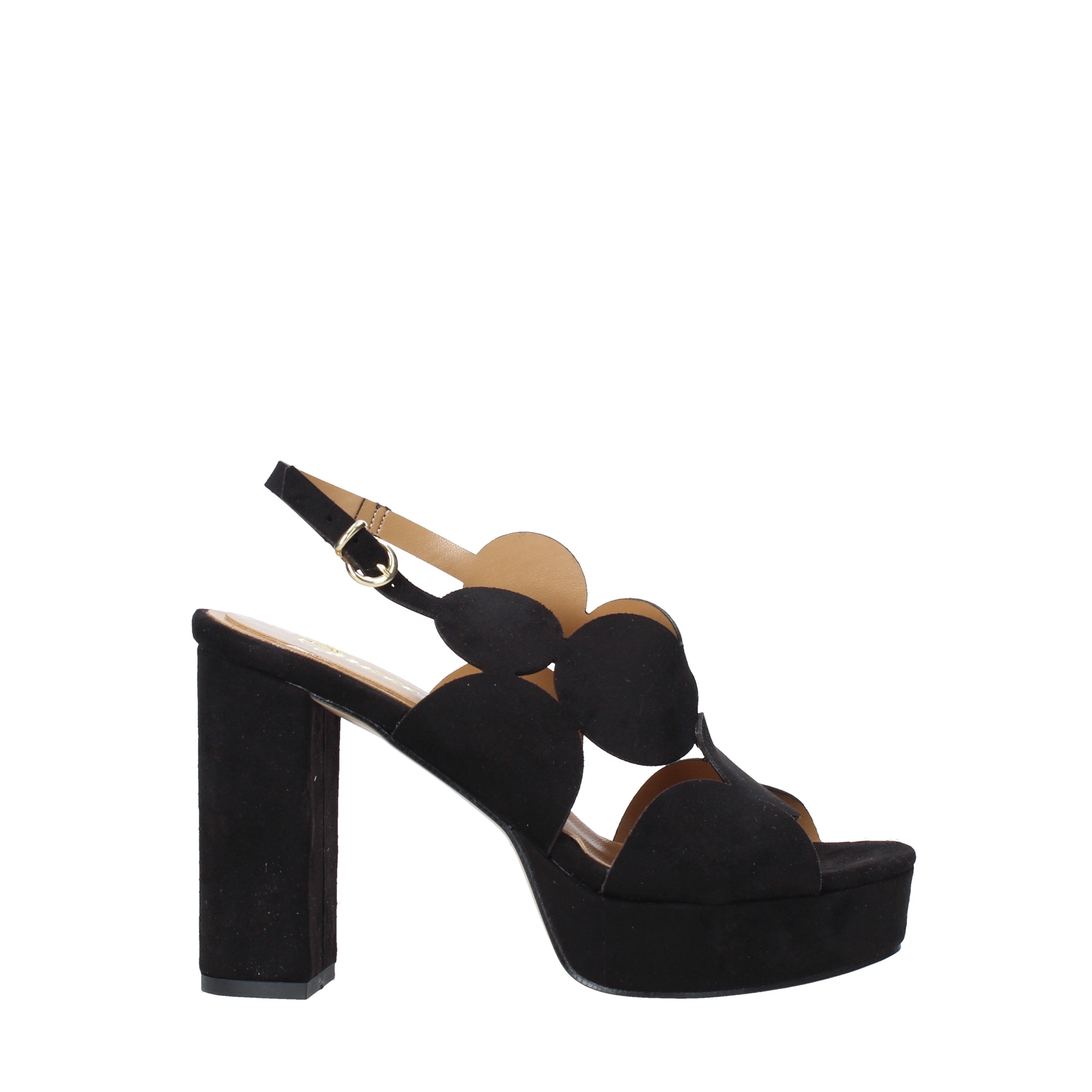Sandali tacco Nero Beige Grace Shoes