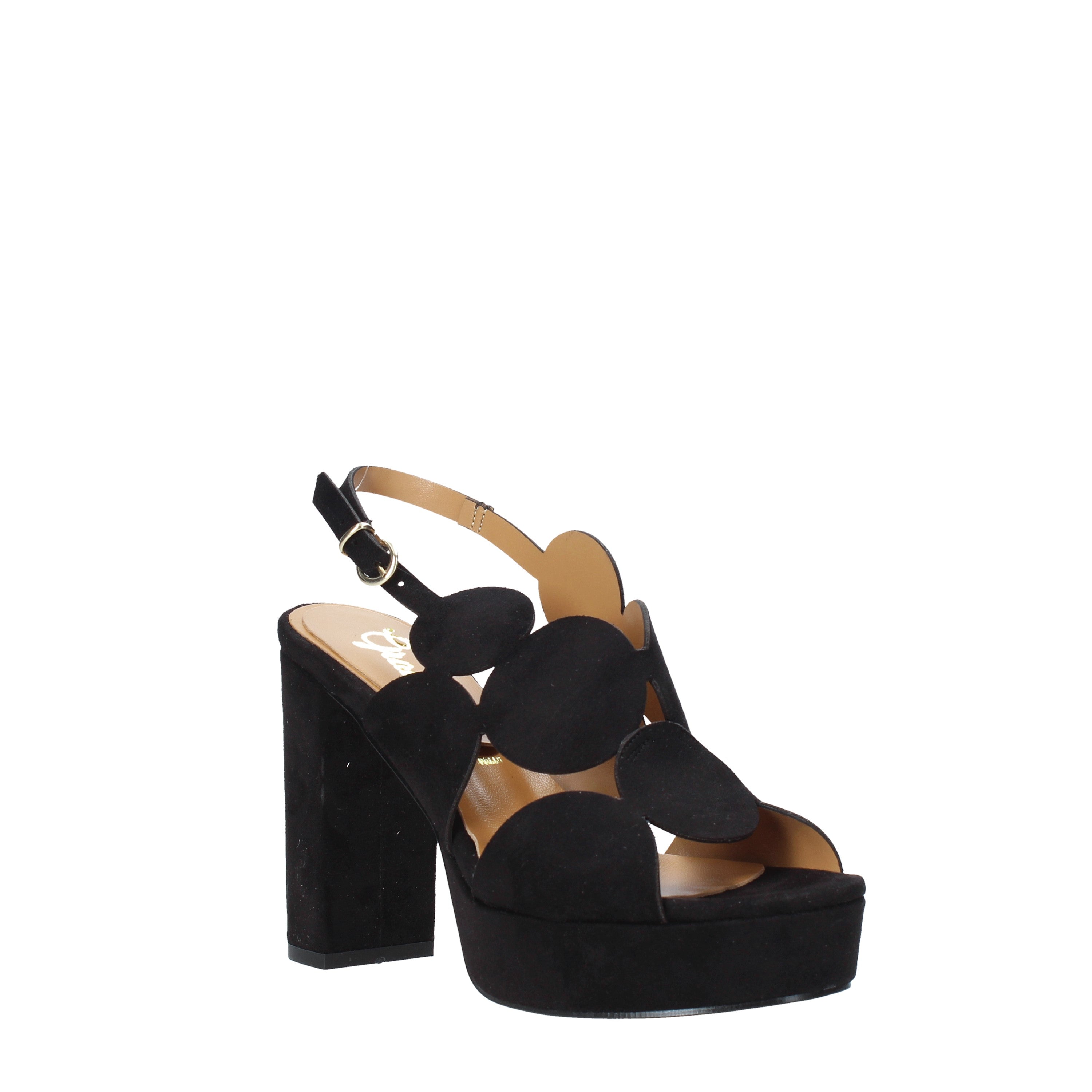 Sandali tacco Nero Beige Grace Shoes