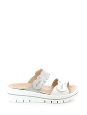 Sandali zeppa Bianco Grunland