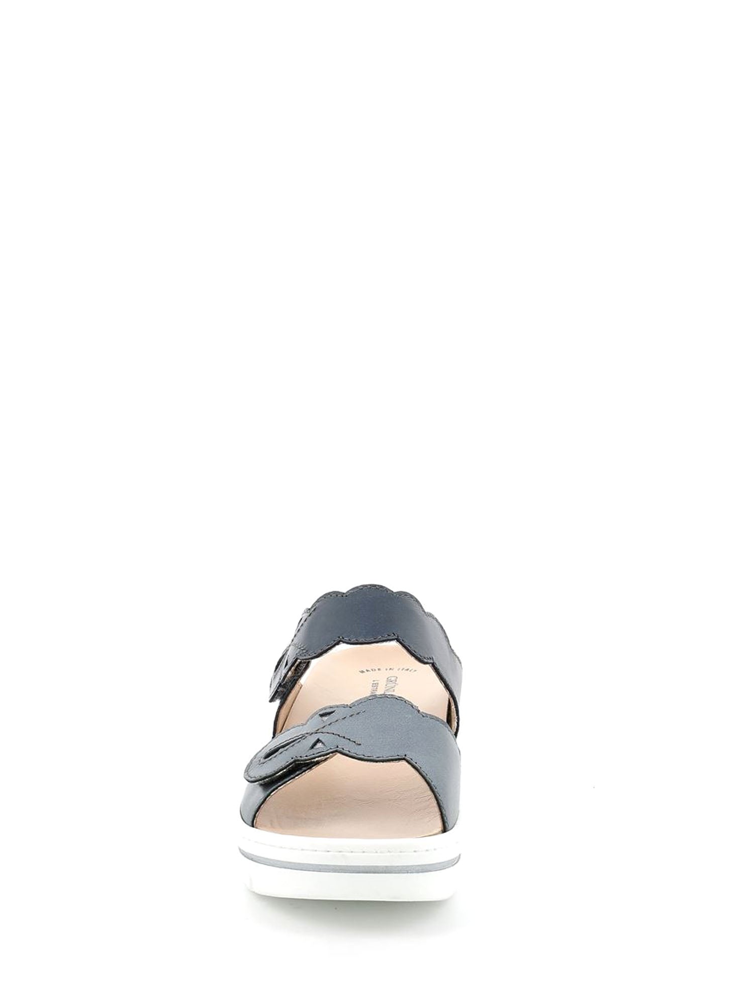 Sandali zeppa Blu Grunland