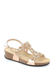 Sandali zeppa Rosa Grunland