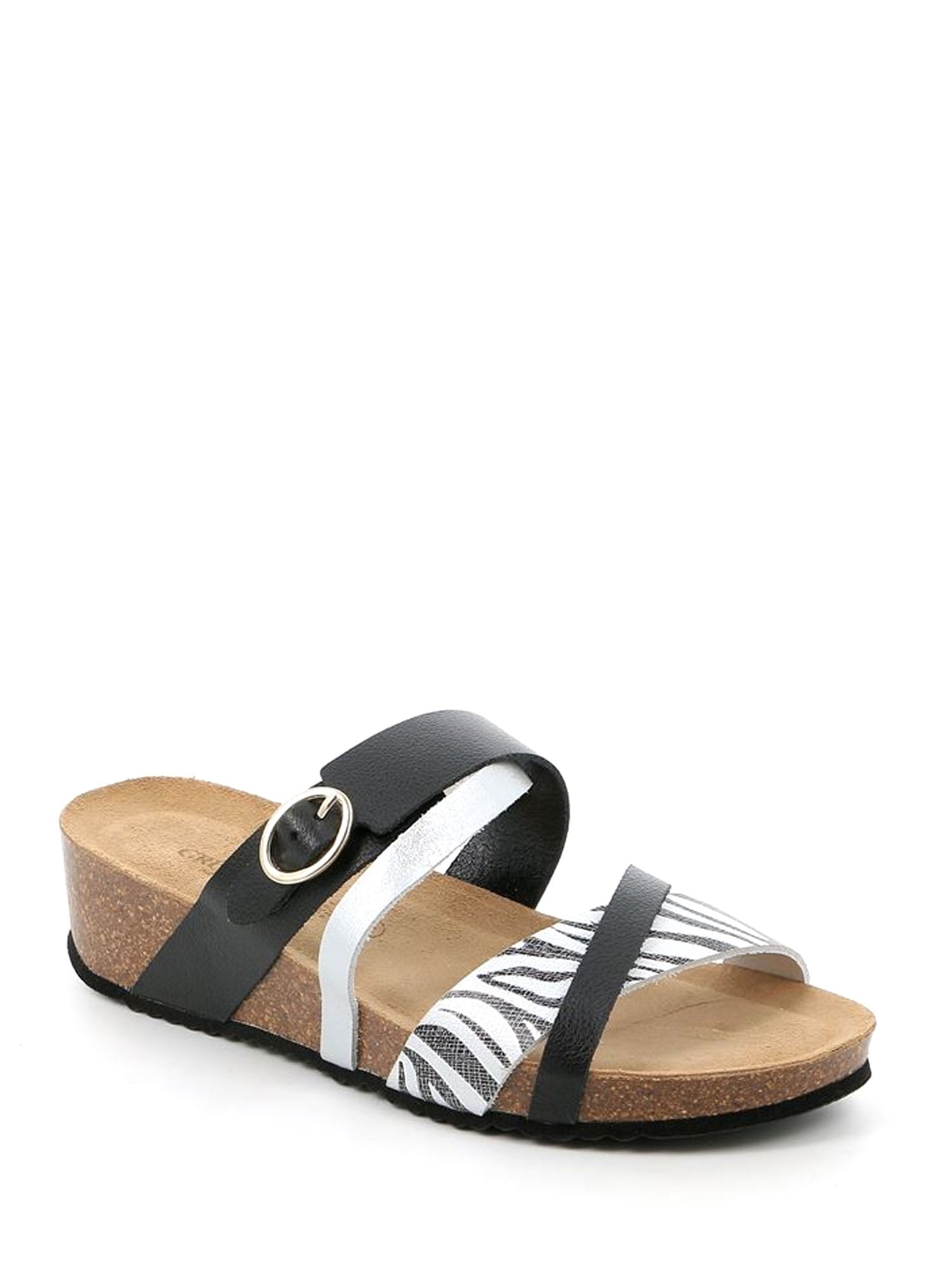 Sandali zeppa Bianco Grunland