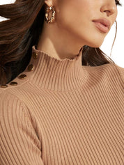 Maglie a collo alto Beige Guess Marciano