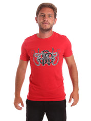 T-shirt Rosso Roberto Cavalli