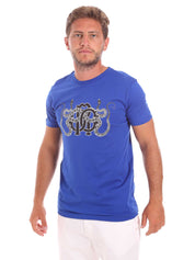 T-shirt Blu Roberto Cavalli