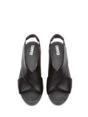 Sandali zeppa Nero Camper