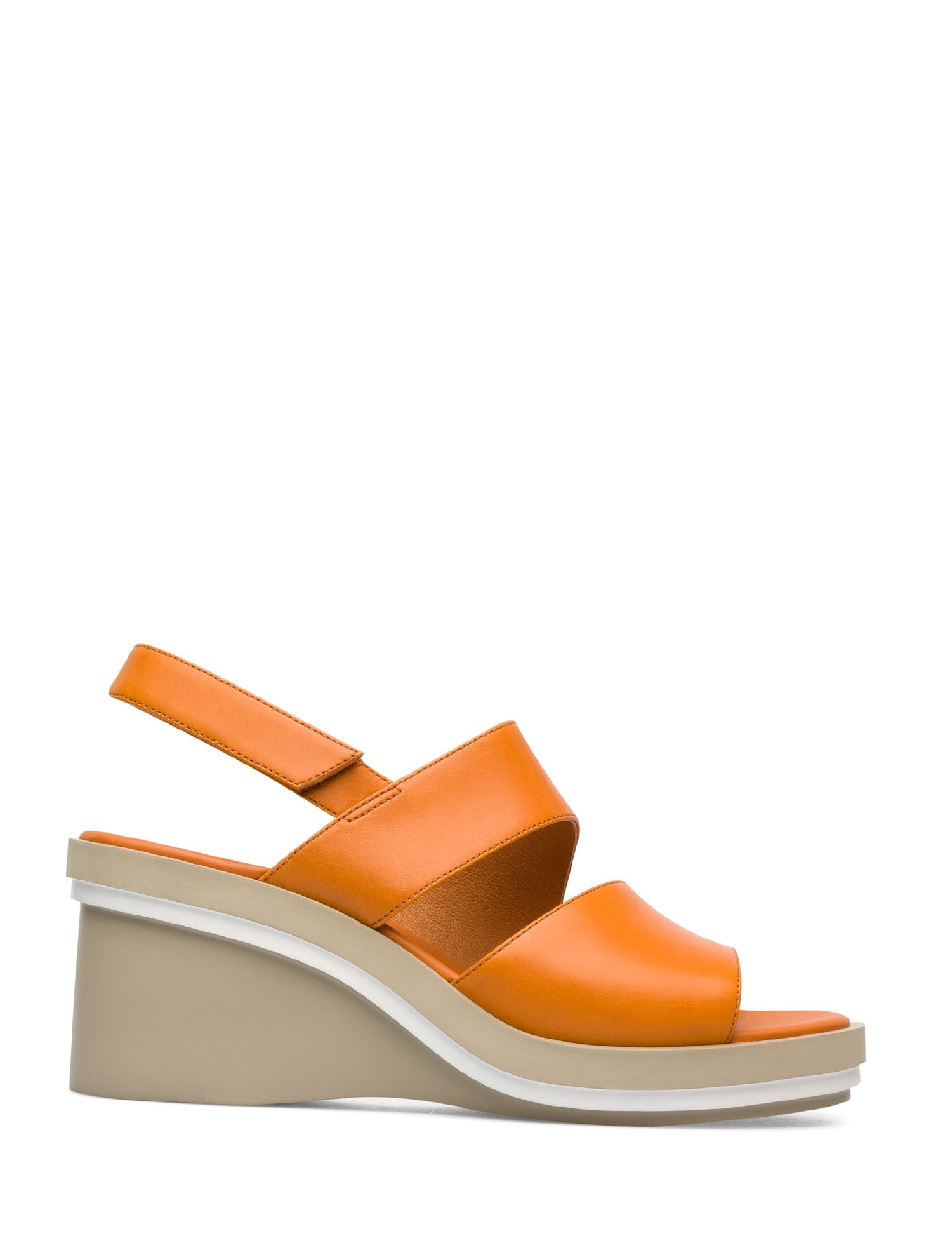 Sandali zeppa Marrone Camper