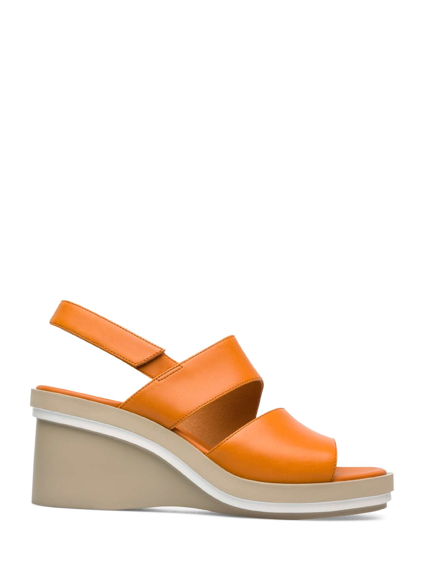 Sandali zeppa Marrone Camper