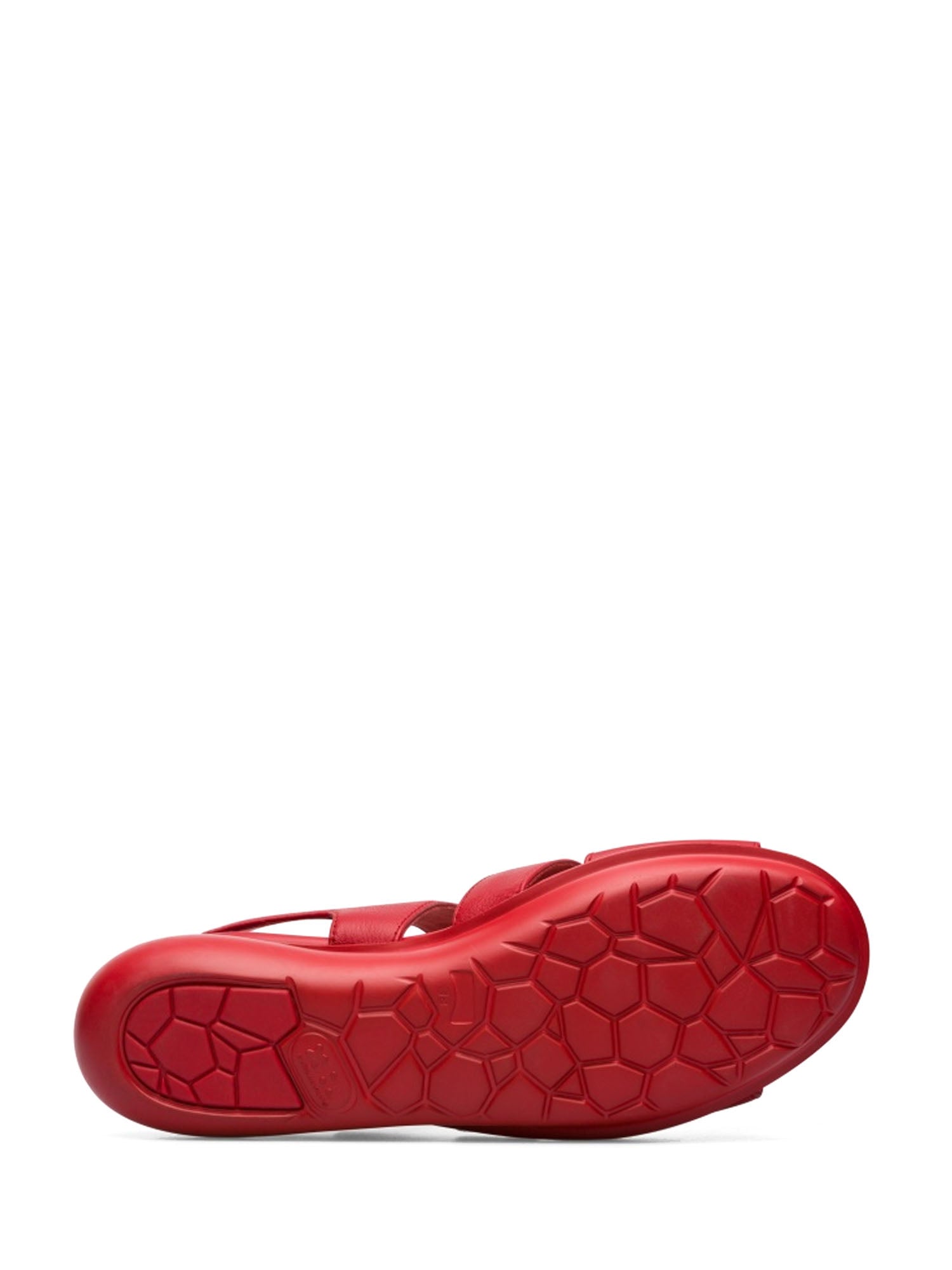 Sandali zeppa Rosso Camper