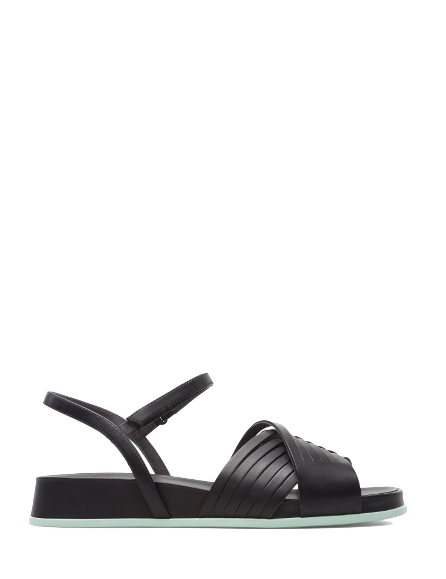 Sandali zeppa Nero Camper