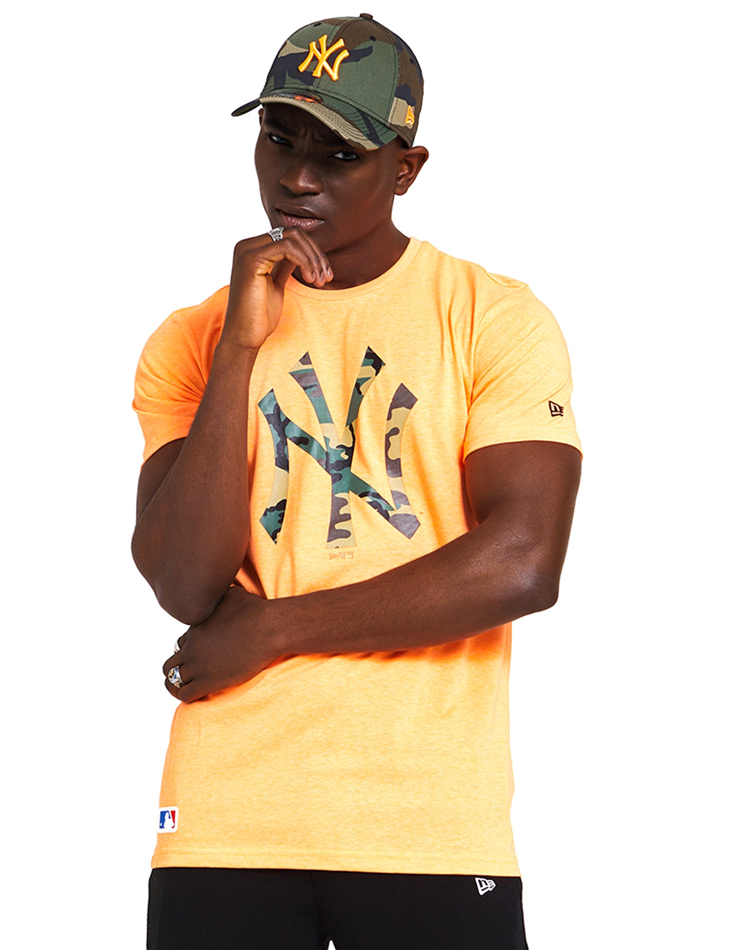 T-shirt Arancio New Era