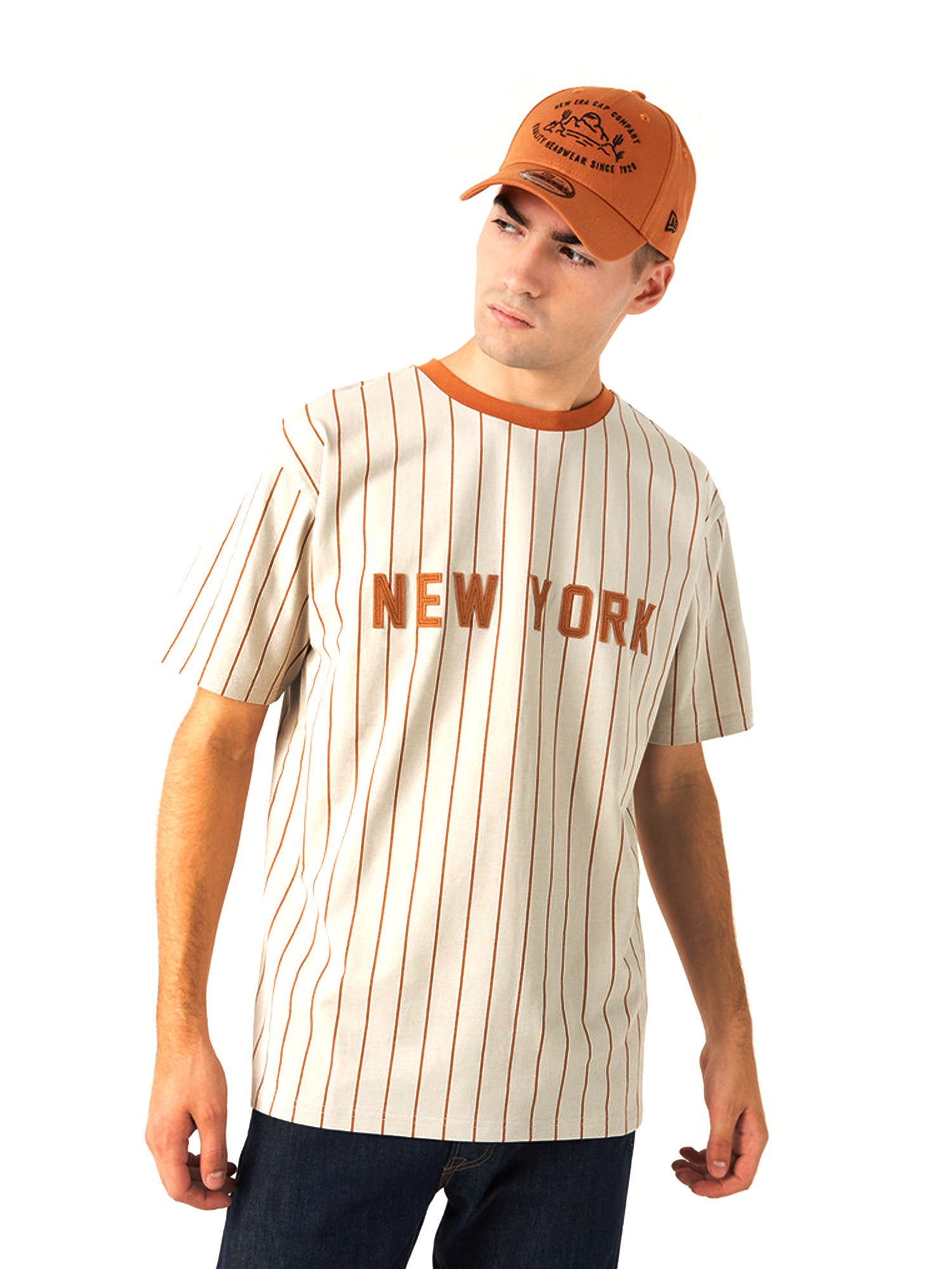 T-shirt Beige New Era