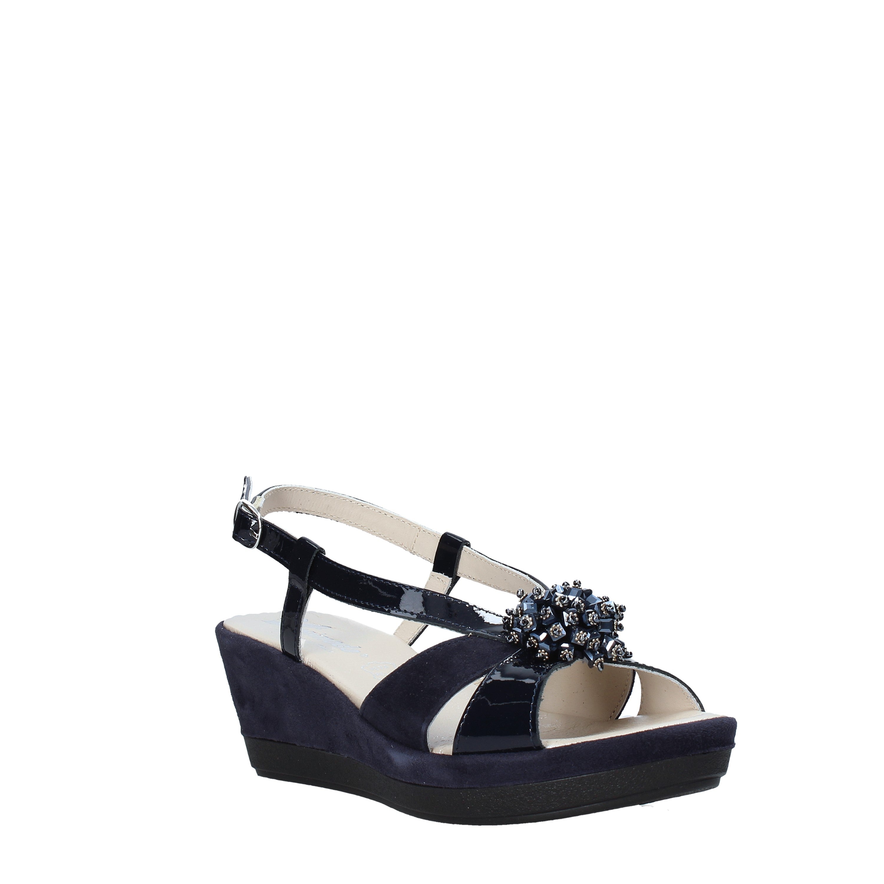 Sandali zeppa Blu Susimoda