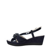 Sandali zeppa Blu Susimoda