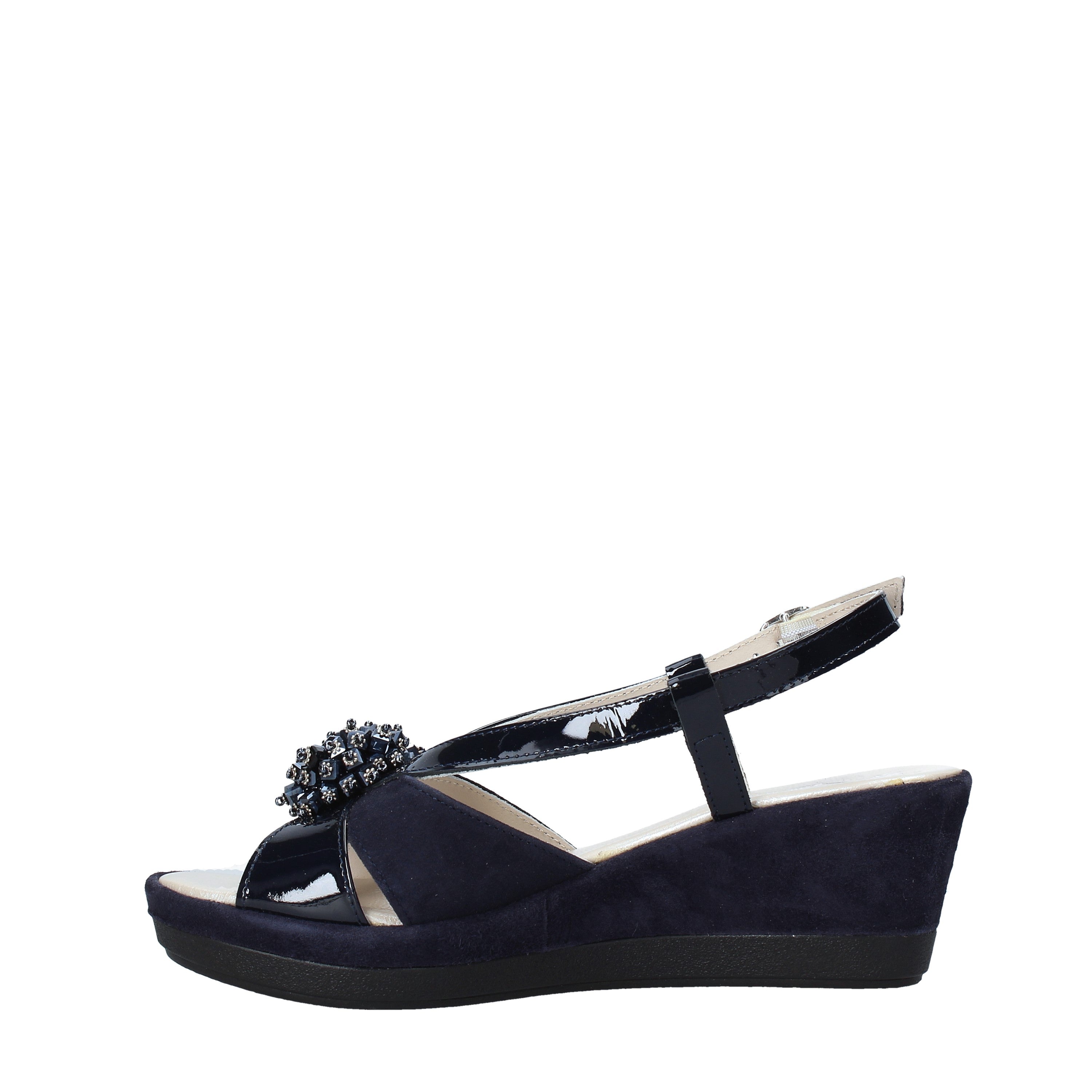 Sandali zeppa Blu Susimoda