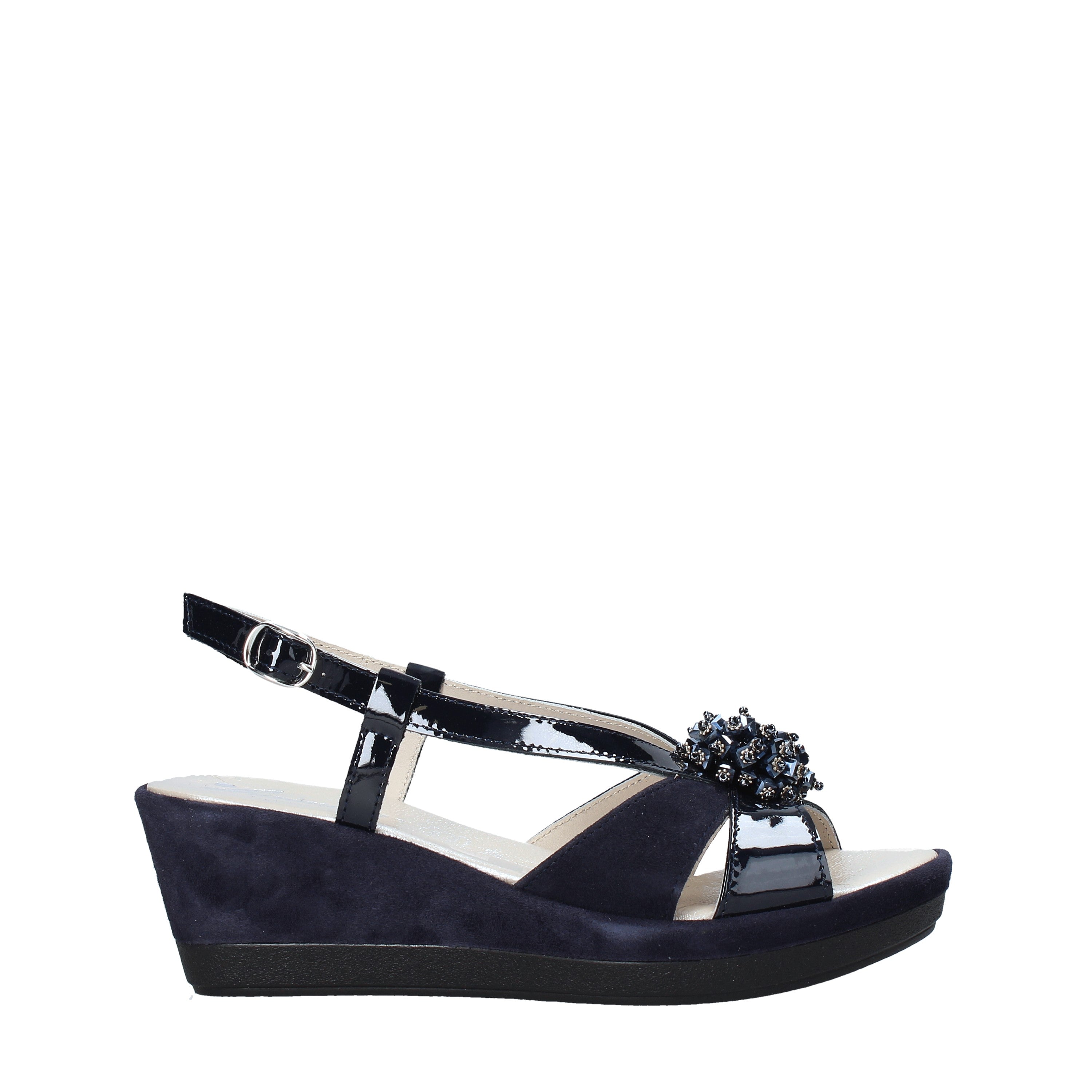 Sandali zeppa Blu Susimoda