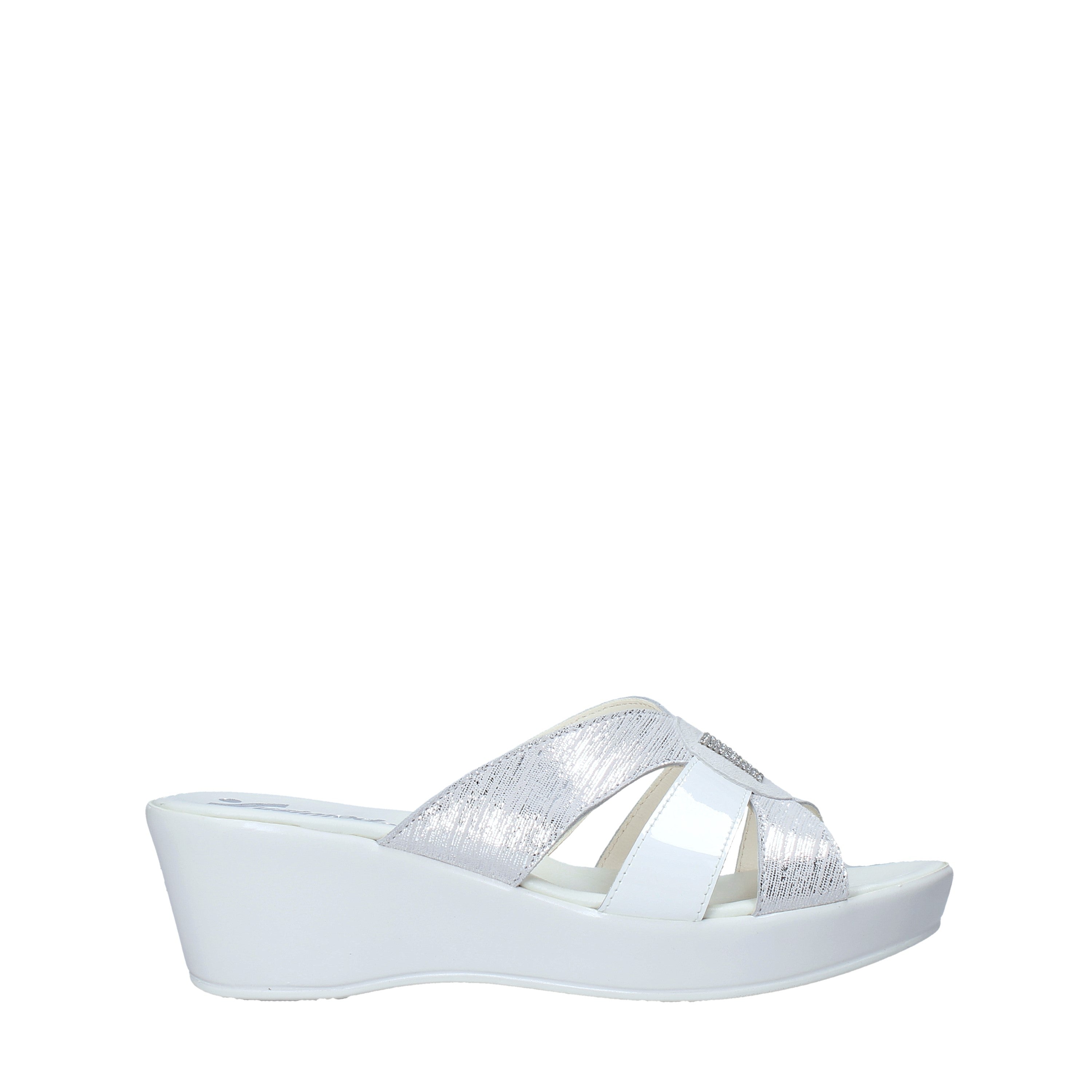 Sandali zeppa Bianco Susimoda
