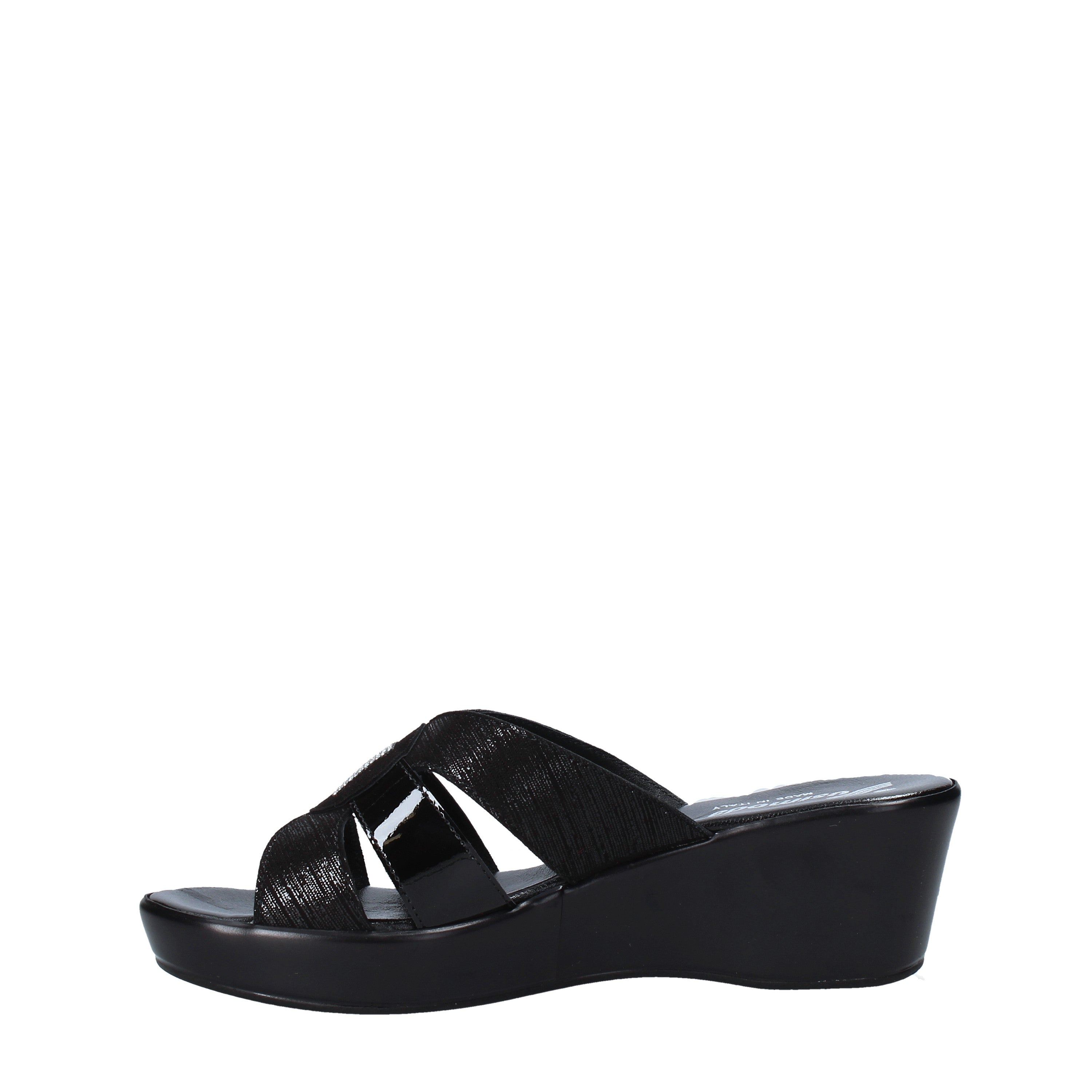 Sandali zeppa Nero Susimoda