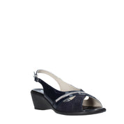 Sandali zeppa Blu Susimoda