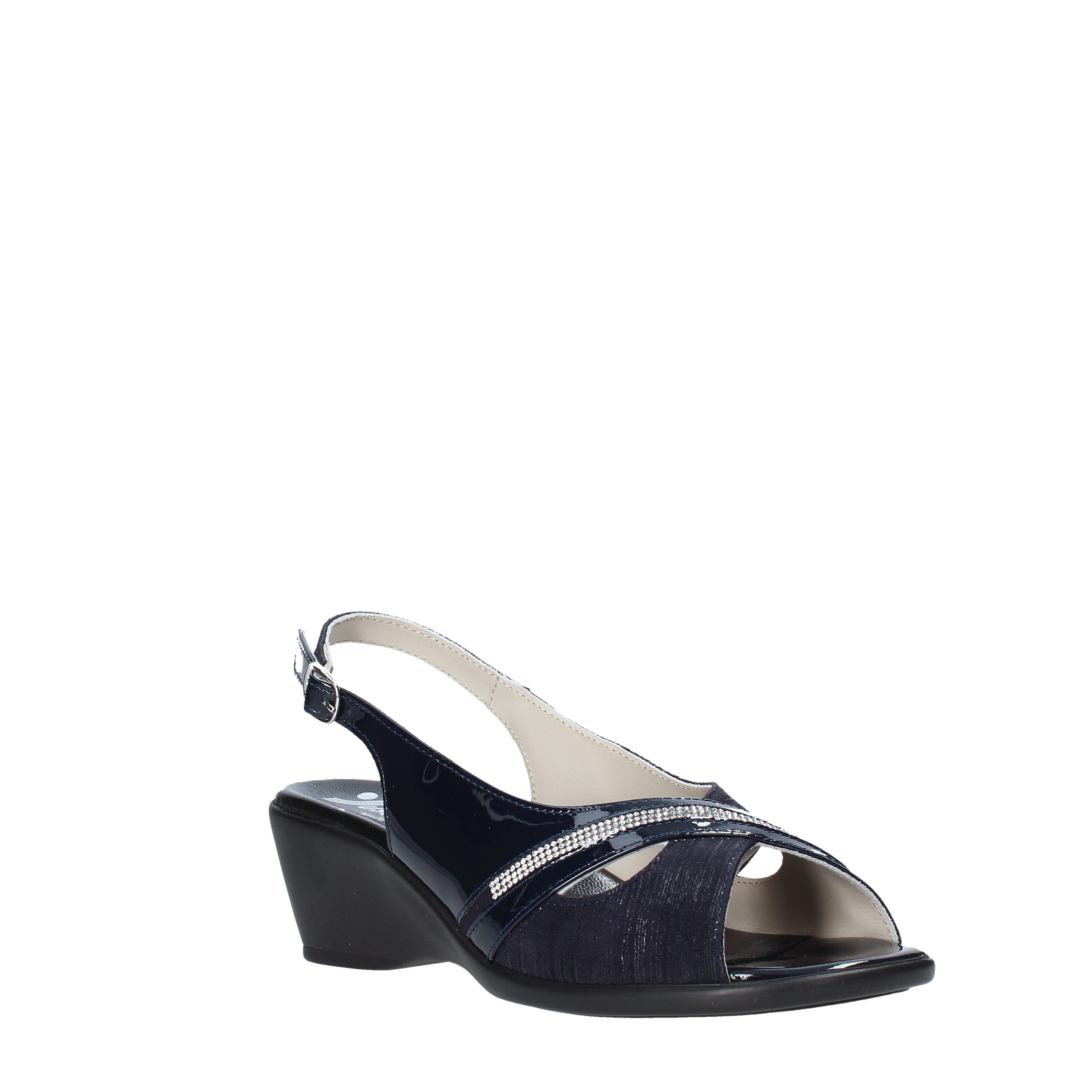 Sandali zeppa Blu Susimoda