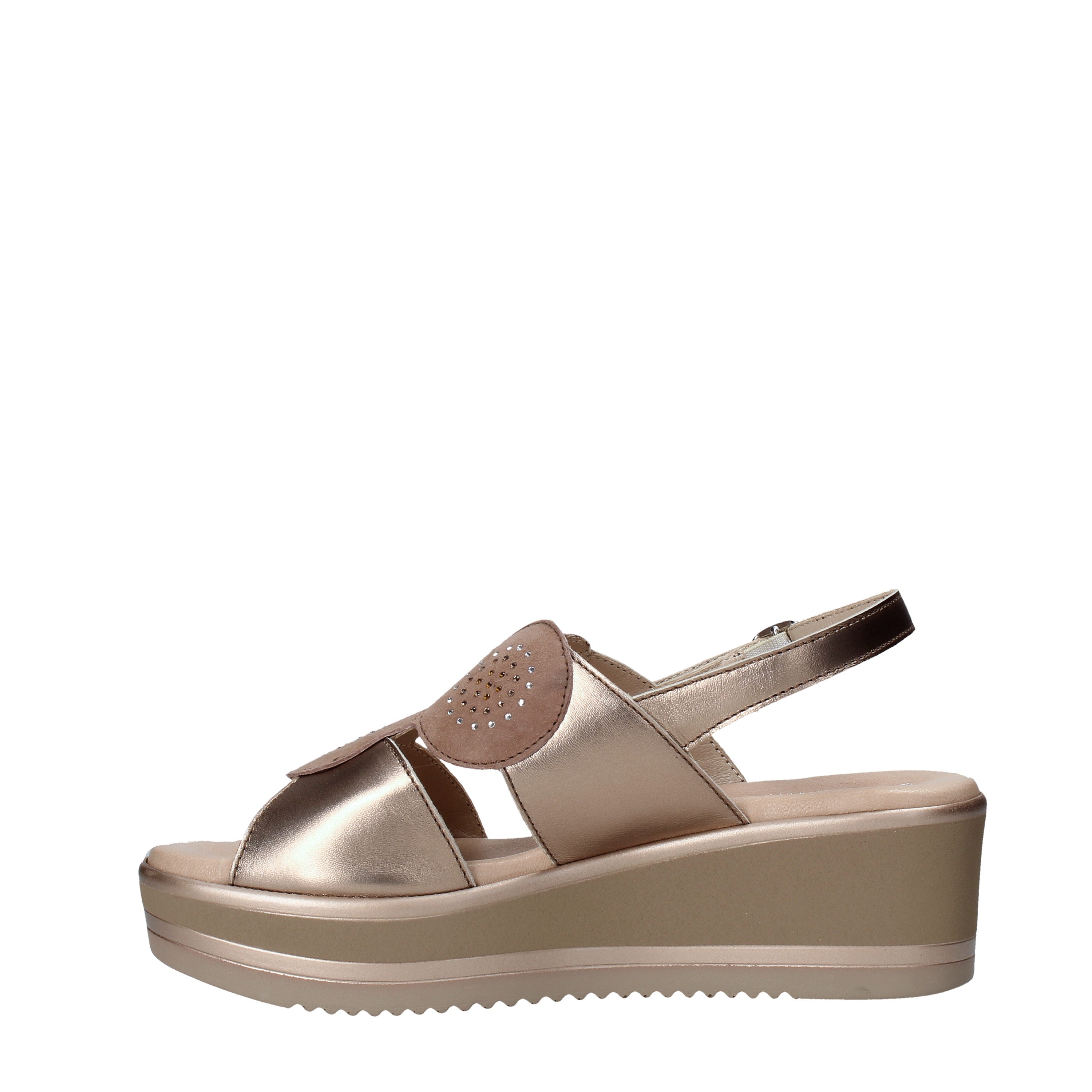 Sandali zeppa Marrone Susimoda