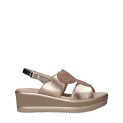 Sandali zeppa Marrone Susimoda