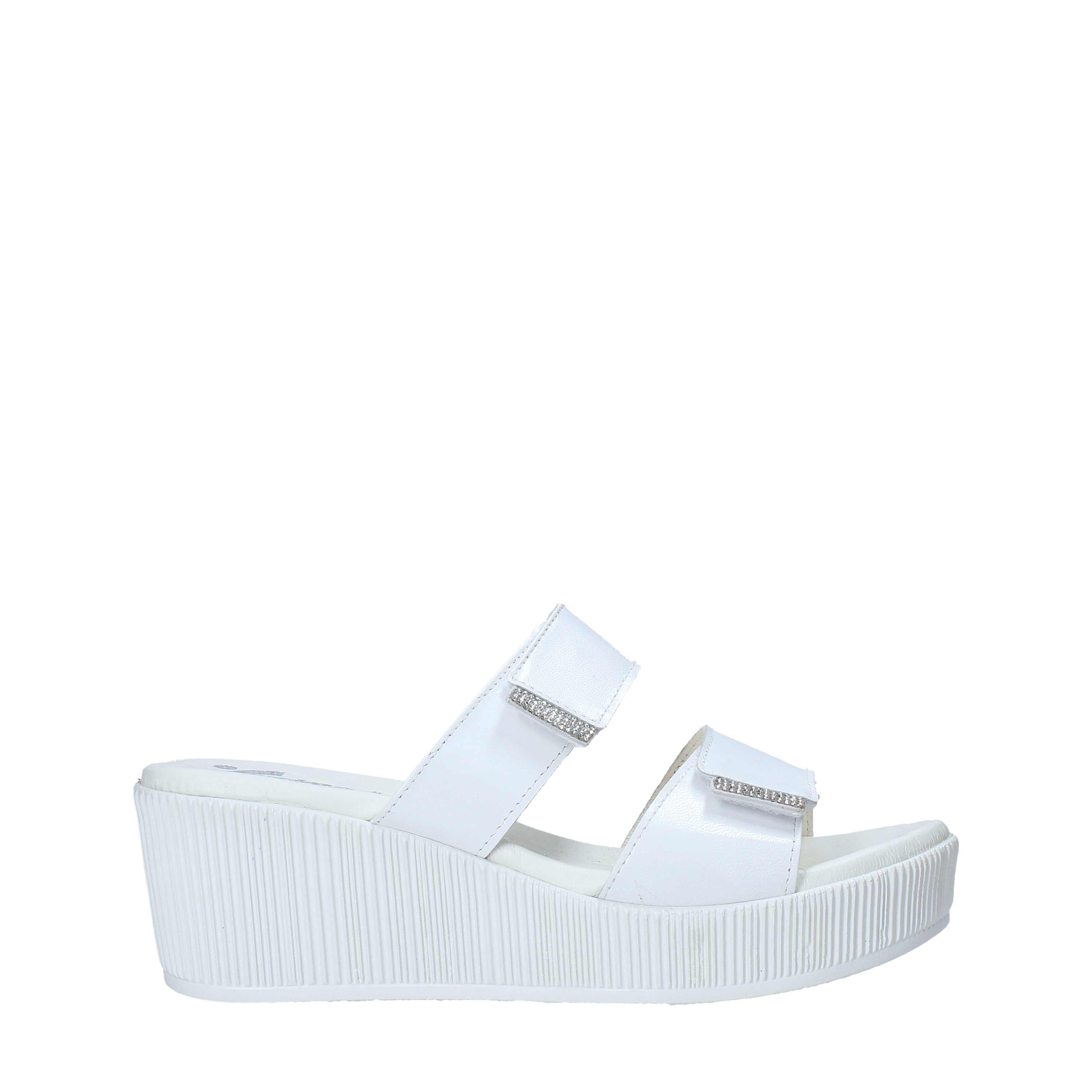 Sandali zeppa Bianco Susimoda
