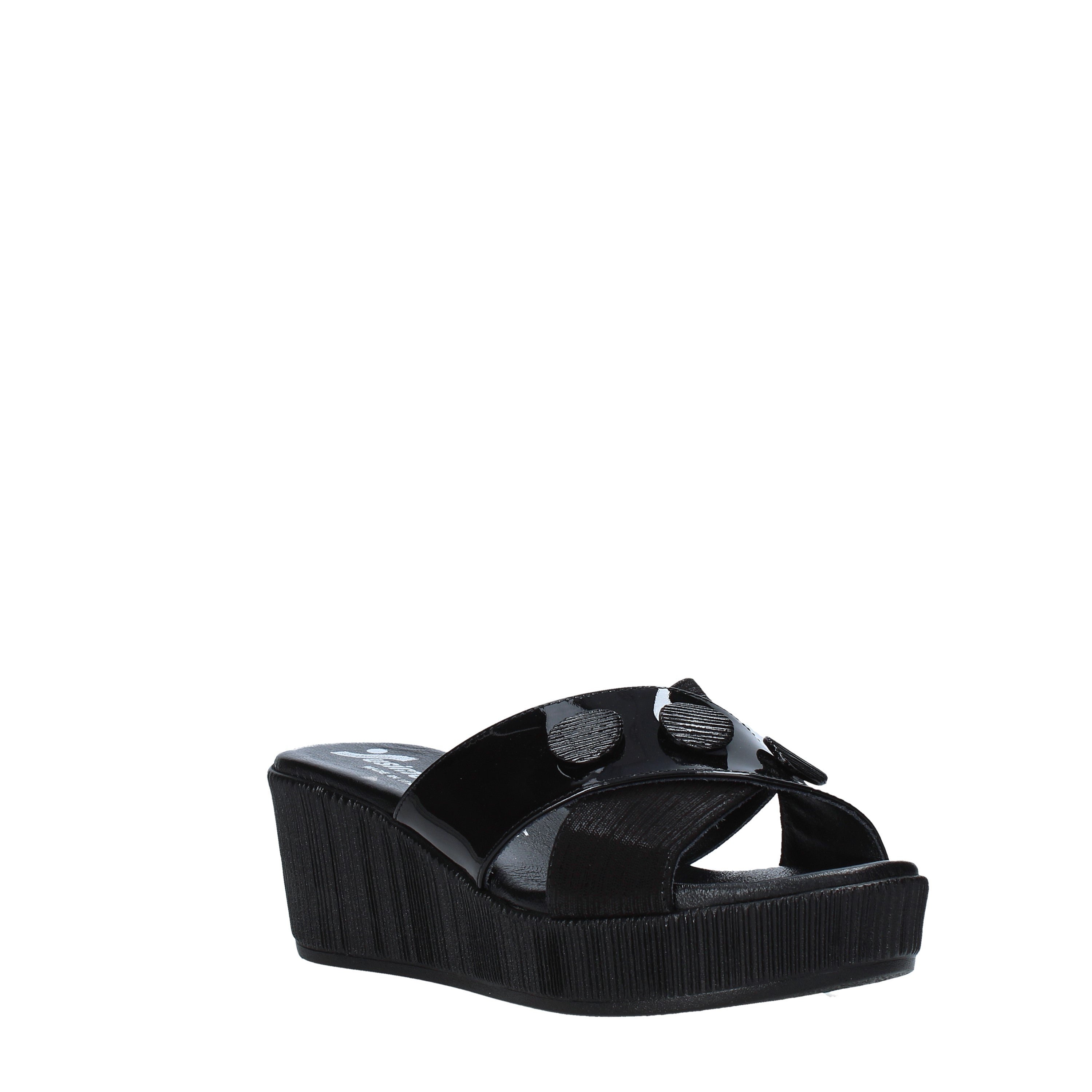 Sandali zeppa Nero Susimoda