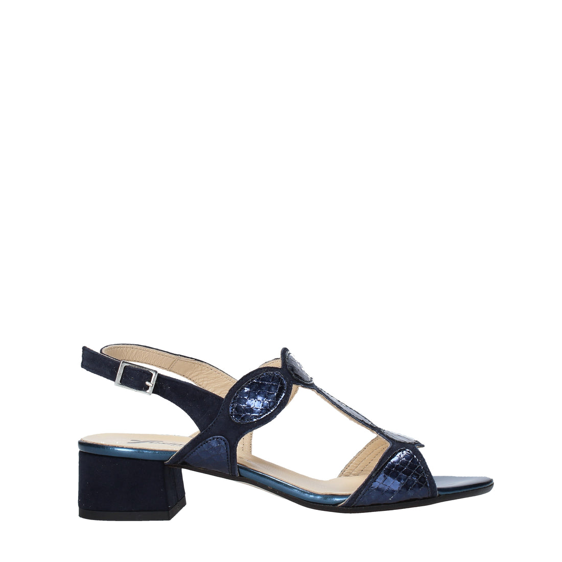 Sandali tacco Blu Susimoda